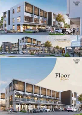 Dijual Ruko Pasadena Alfresco Konsep Elegan untuk Bisnis Berkualitas