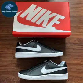 Sepatu Nike Court Royale Black White Original