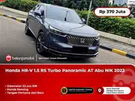 [ HONDA SENSING ] HR-V 1.5 Turbo RS Abu AT CVT NIK 2022/2023 bisa TT