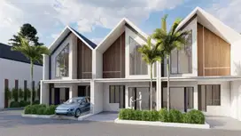 DIJUAL RUMAH MURAH MEWAH SCANDINAVIAN 2 LANTAI HARGA 300 JUTAAN.