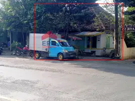 Tanah DIJUAL bonus bangunan rumah di poros jalan Imam Bonjol Kediri