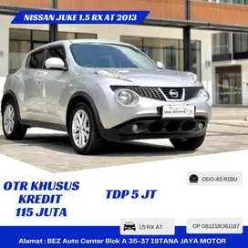 Km 40ribuan Nissan Juke 1.5 RX AT 2013 Silver