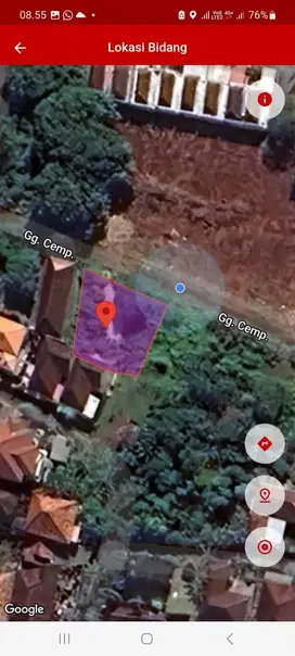 Dijual Tanah Kosong Lokasi Strategis di Kampial, Nusa Dua.