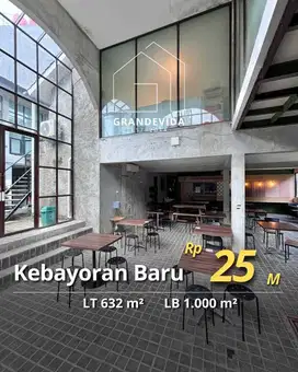 DIJUAL LAHAN COFFEE SHOP SIAP PAKAI AREA KEBAYORAN BARU