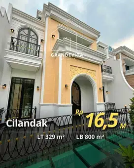 DIJUAL RUMAH MEWAH BARU DESIGN CLASSIC AREA CILANDAK