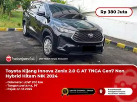 LOW KM 700 Toyota Kijang Innova Zenix 2.0 G AT Non Hybrid 2024/2025