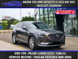 AWD PAJAK=2026 Bunga=4% Odo=35k Mazda CX9 AWD 2022 NIK 2021 CX 9 AWD .