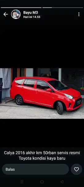 Toyota Calya 2016 Bensin