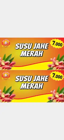 Lowongan kerja dan crew toko/waiters susu jahe merah