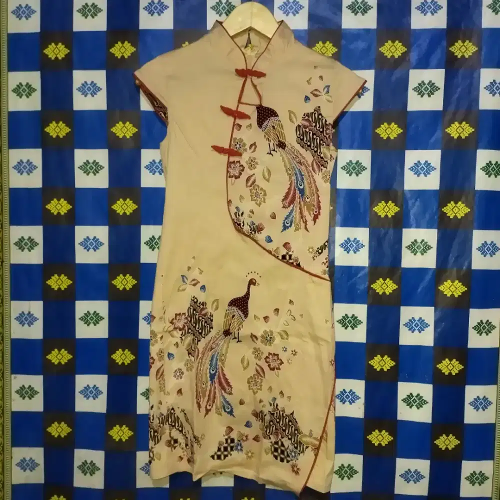 Cheongsam sangjit imlek motif