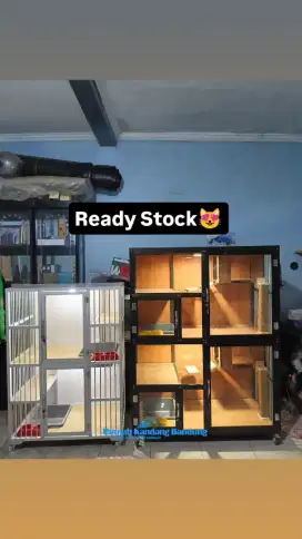 Kandang Kucing Alumunium Ready Siap Kirim.
