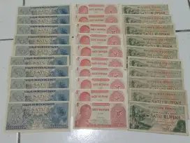 30 Lembar uang 1 Rupiah