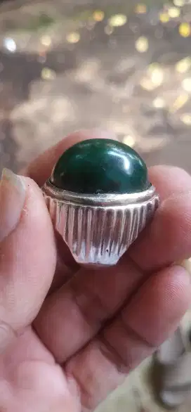 Batu bacan Doko ring perak