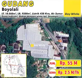 Dijual Gudang di Boyolali