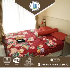 Sewa Apartemen Harian skyhouse bsd di Tangerang dengan View Kota