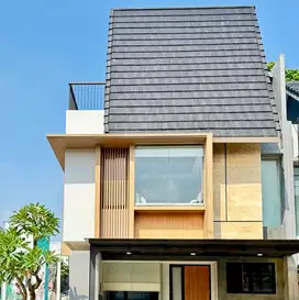 rumah design diserpong dalam townhouse bagus