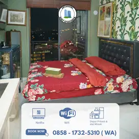 Sewa Apartemen Harian skyhouse bsd di Tangerang dengan View Kota
