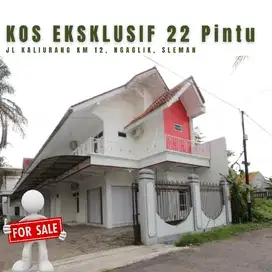 Dijual kos eksklusif 22 kamar furnished  selatan kampus uii