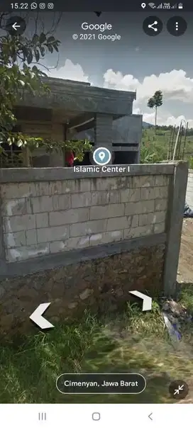 Di jual tanah utk rumah di jl Islamic Center, Cikadut, Bandung