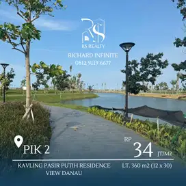 Kavling PIK 2 Pasir Putih View Danau 360m2 (12x30)