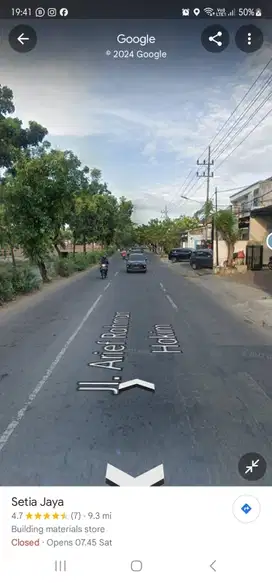 DIJUAL BANGUNAN HITUNG TANAH NOL JALAN KOMERSIL RAYA ARIF RAHMAN HAKIM