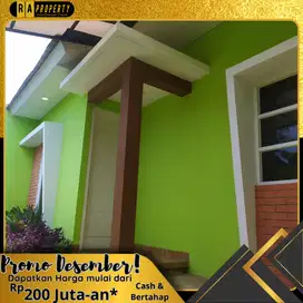 Rumah murah siap huni 2 kamar akses strategis hanya 250 jutaan