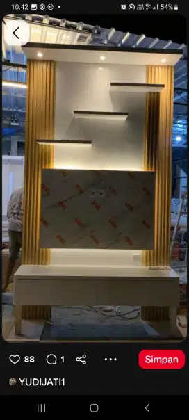 Backdrop tv,cabinet,lemari,kitchenset