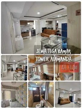 Sewa 3BR furnished apartments Bassura City tower Alamanda