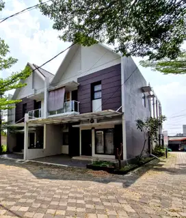 Rumah cluster pinggir jalan radar auri depok, dekat tol cibubur