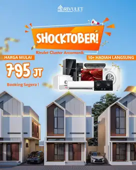 Rivulet Cluster Arcamanik Rumah Strategus dekat padasuka cikutra bdg