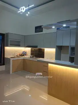 Kitchen set CustomHPL Surabaya/Kitchen set aesthetic/Kitchen set mewah