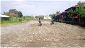 Tanah Mangku Jalan Aspal di Jl. Damai Sleman