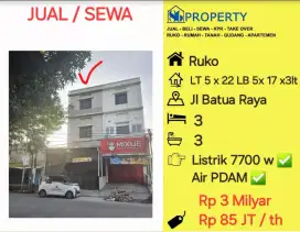 Dijual Ruko dijalan batua raya cocok usaha apa saja