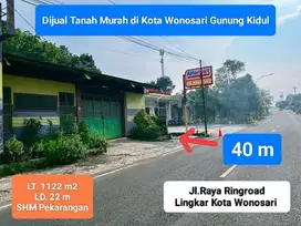 Jual Tanah murah strategis di Kota Wonosari Gunung Kidul