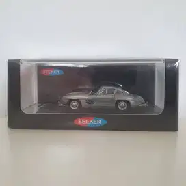 Seeker Mercedes Benz 300SL W198 Coupe 1/64 (Gullwing Gull Wing, Grey)