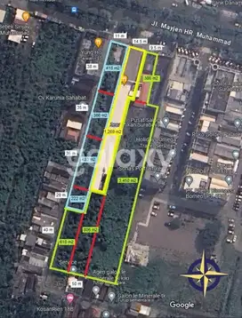 Tanah dan Bangunan Jejer 3 HR Muhammad Surabaya Lokasi Strategis Nol J