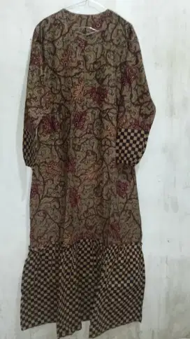 Gamis batik model cantik