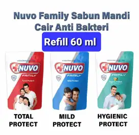 NUVO LIQUID BODY WASH SABUN MANDI CAIR 60 ML