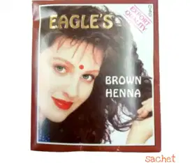 CAT RAMBUT HENNA BROWN - HENA EAGLE BROWN