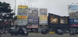 Disewakan Billboard Ruko Lantai 2 di Exit Tol Buahbatu Bandung