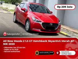 [LOW KM] All New Mazda 2 Mazda2 1.5 GT HB SkyactivG Merah AT 2020/2021