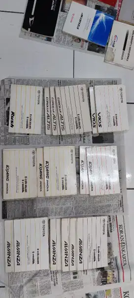 DIJUAL BUKU MANUAL KENDARAAN