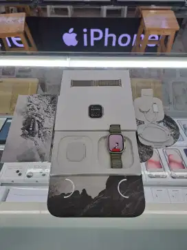 Second Apple Watch Ultra 2 49mm Olive Loop Inter ON Mulus Fullset Nego
