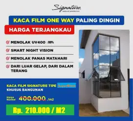 Pasang kacafilm merk signature untuk rumah, apartement, ruko & gudang