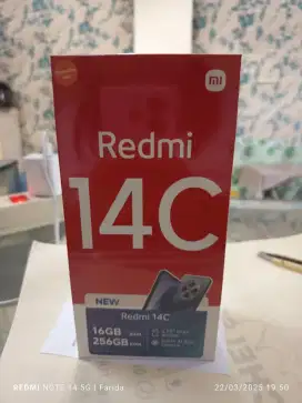 Redmi 14C 6+6/128gb baru garansi resmi bisa TT kredit