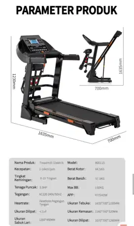 Keep Going Max- Treadmill Elektrik