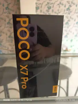 Poco X7 pro 5G 12/512gb baru garansi resmi bisa TT kredit