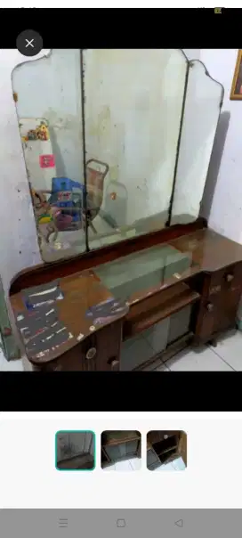 Meja rias jati tahun 60 an