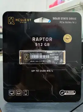 SSD MCQUEST RAPTOR 512GB M.2 NVME