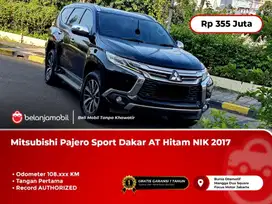 [WARRANTY] Mitsubishi Pajero Sport Dakar AT Hitam NIK 2017/2018